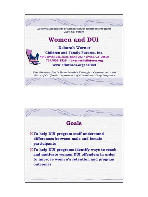 Debwerner presentations