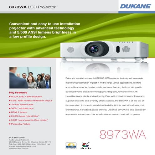 Dukane imagepro8973 wa