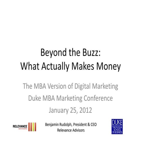 Beyond the Buzz: What Actually Makes Money