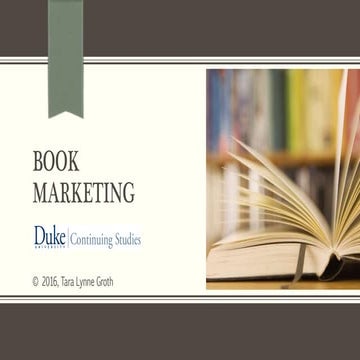 Book Marketing: Changes in Publishing and Marketing Basics