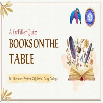 Books On The Table_DU Litfest Filler Quiz
