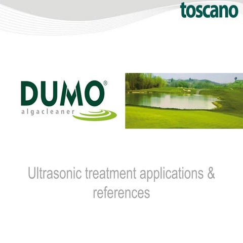 DUMO Algacleaner - Applications and references