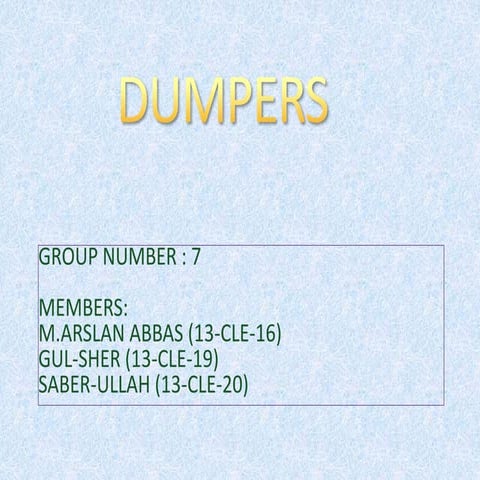 Dumpers 2