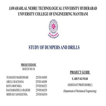 Dumpers and Drills_covering over view and mechanism