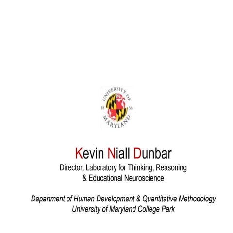 Educating the Scientific Brain and Mind: Insights from The Science of Learning & Educational Neuroscience