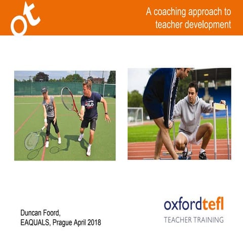 Duncan Foord: A Coaching Approach to Teacher Development