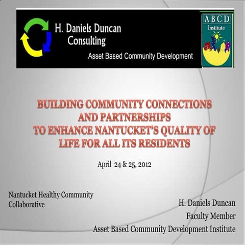 Duncan Nantucket ABCD Healthy Community Collaborative presentatiion
