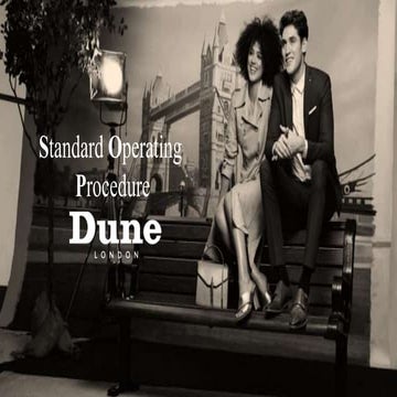 Dune london- SOPs