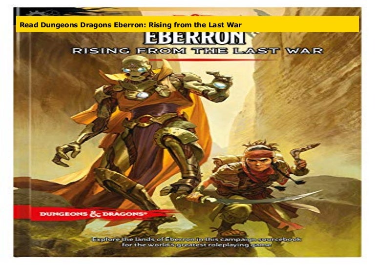 Doc Dungeons Dragons Eberron Rising From The Last War