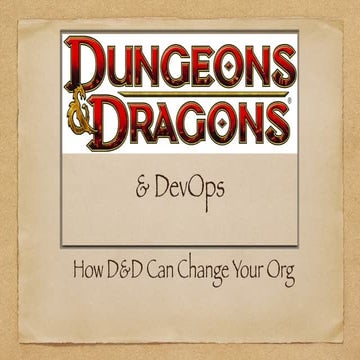Dungeons and dragons and dev ops | PDF