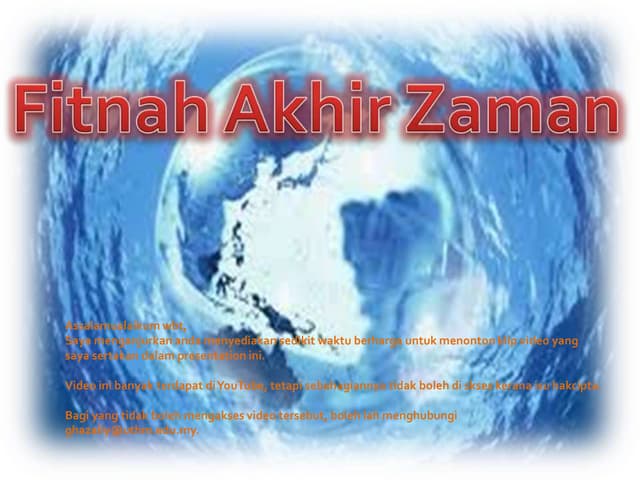 Dunia akhir zaman