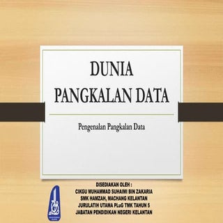 Dunia pangkalan data