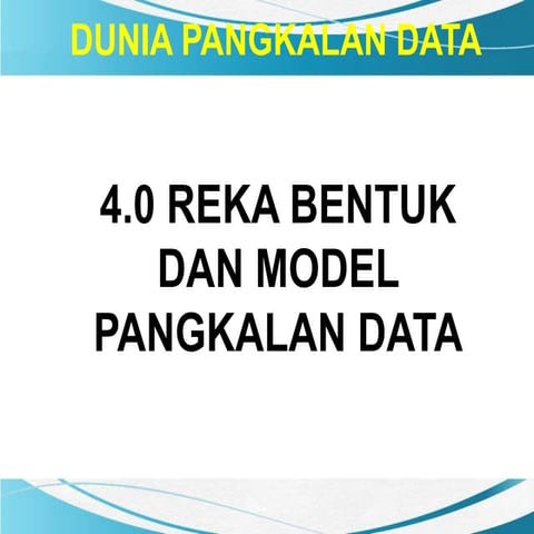 Dunia pangkalan data 1