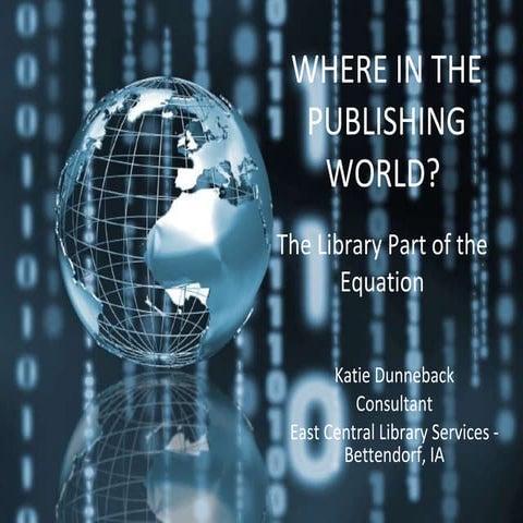 Where in the publishing world are libraries?
