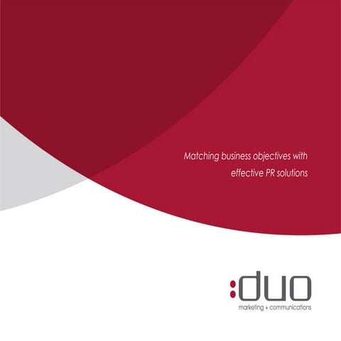 DUO Company Overview 2013
