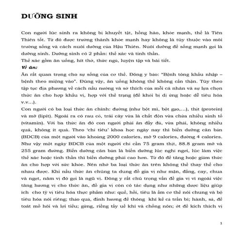 Thuật dưỡng sinh