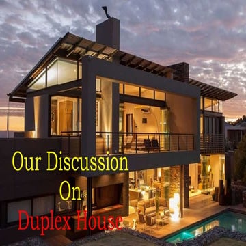 Duplex House | PPTX