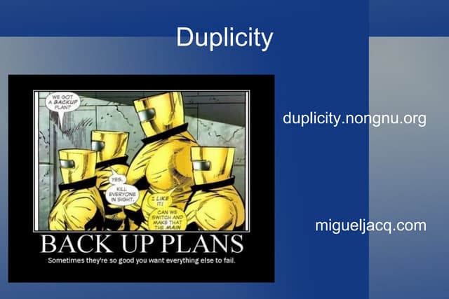 Duplicity