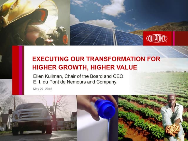DuPont at Bernstein's 31st Annual Strategic Decisions Conference 2015