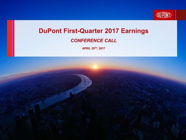 Du pont 1q17 slides final