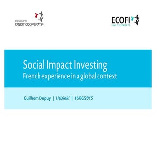 Social Impact Investing