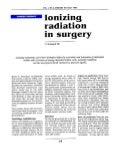 Ionizing Radiation in Surgery - Sanjoy Sanyal