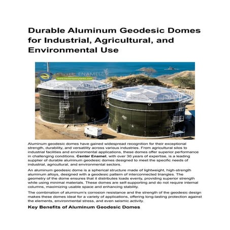 Modular Aluminum Geodesic Dome Roof for Quick Installation.docx