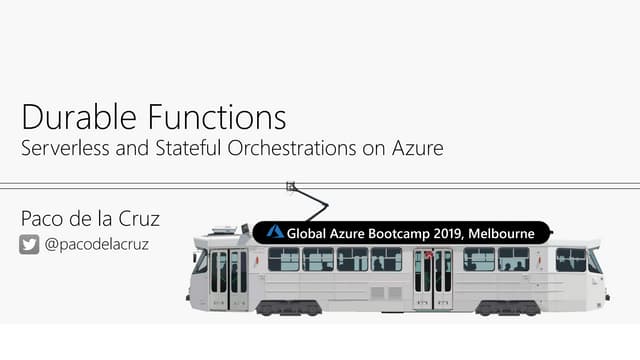 Azure Durable Functions (2019-04-27)