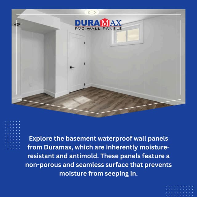 Install Garage PVC Wall Panels From Duramax At Factory-Direct Prices | PDF