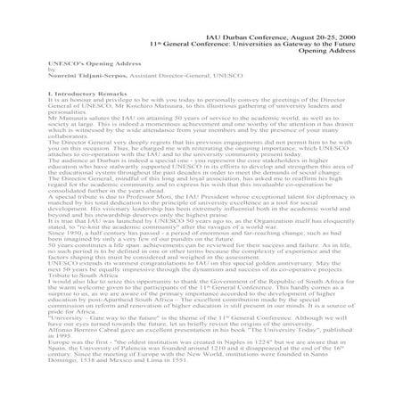 Durban opening n. tidjani serpos