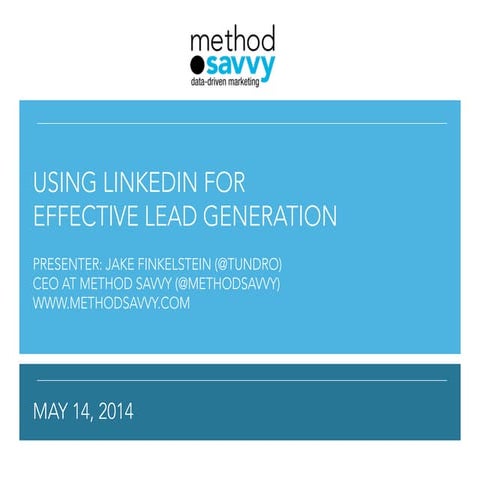 Method savvy