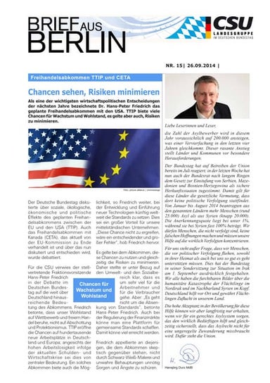 Brief aus Berlin 15 // 2014