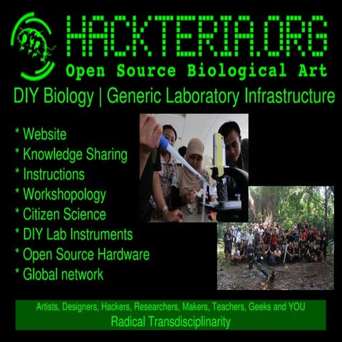 Hackteria: Hacking the Institutions Worldwide - since 2009