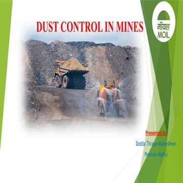 DUST CONTROL IN MINES by Ponnala Madhu.pptx