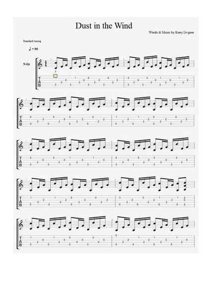 Dust In The Wind Violin Sheet Music dust-in-the-wind-violin-solo