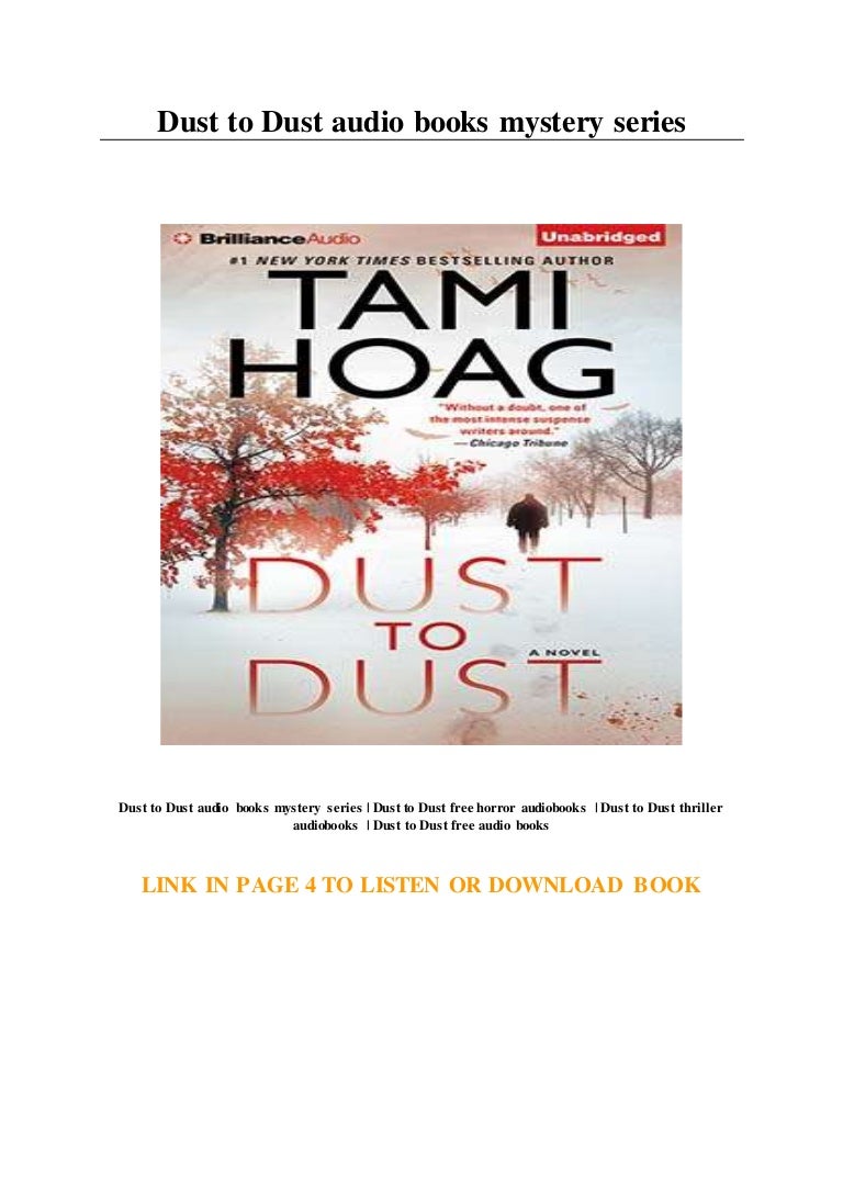 Dust to Dust audio books mystery series