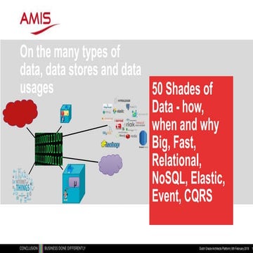 50 Shades of Data - Dutch Oracle Architects Platform (February 2018)