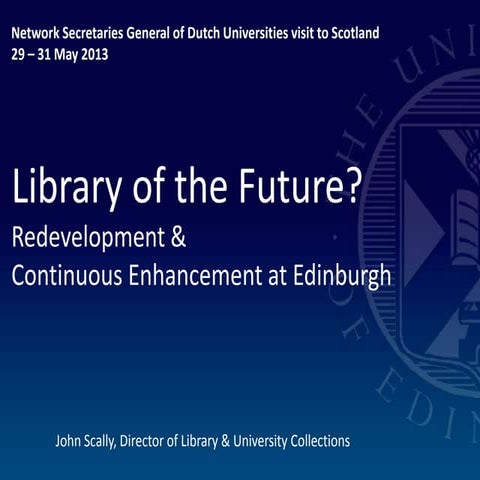 TCD Old Library - Visualisation of space | PPT