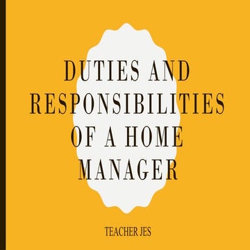 Family Members: Roles and responsibilities | PPT