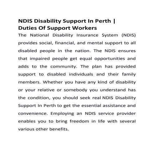 Duties Of Support Workers.pdf
