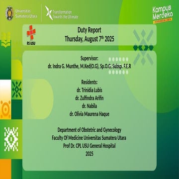 tim jaga laporan tugas medan ilmiah Obgin