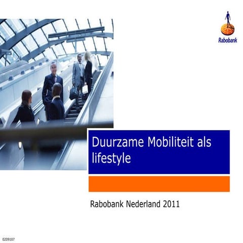 Duurzame mobiliteit als lifestyle 