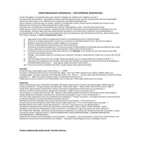 Duvidas profissionais