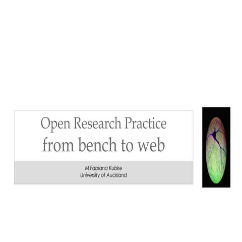 open research practice