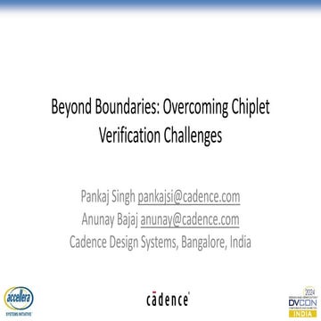 Universal Chip interconnect Verification