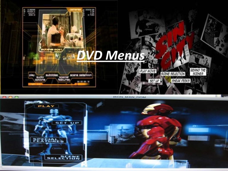 Dvd menus
