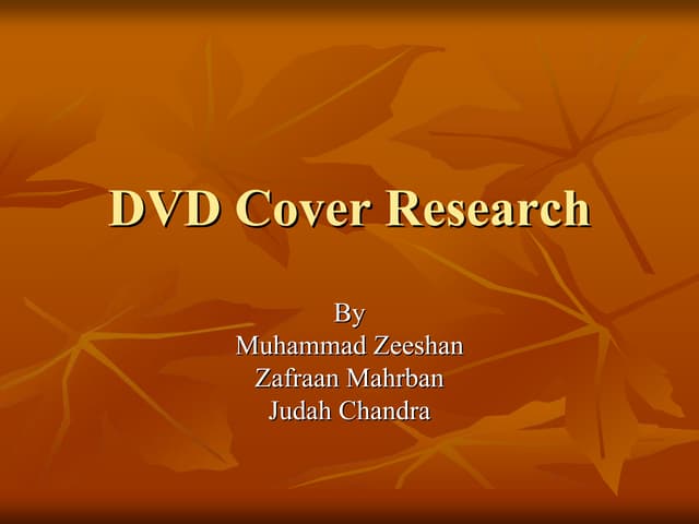 Dvd research