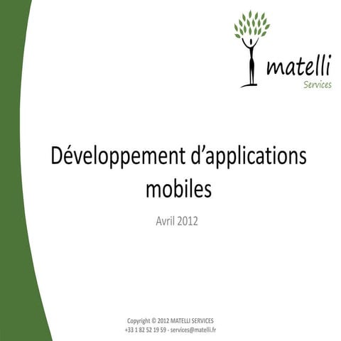 Développement d'applications mobiles