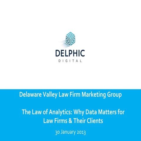 The Law of Analytics