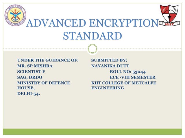 Devlopment of crypto algo aes (1)